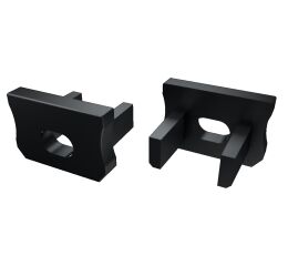Koncovka profilu EC-PROFIL X BLACK HO (12-0082-00) barva černá GXLP1453 Greenlux