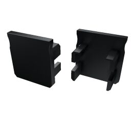Koncovka profilu EC-PROFIL Y BLACK (12-0092-01) barva černá GXLP1462 Greenlux
