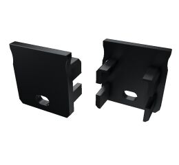 Koncovka profilu EC-PROFIL Y BLACK HO (12-0092-00) barva černá GXLP1463 Greenlux