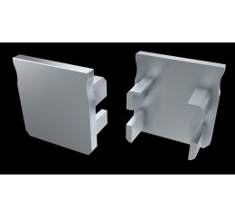 Koncovka profilu EC-PROFIL Y GRAY (12-0094-01) barva šedá GXLP1464 Greenlux