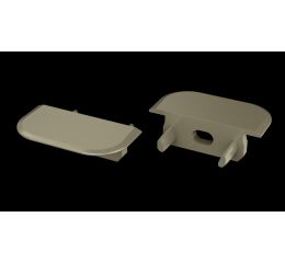 Koncovka profilu EC-PROFIL Z INOX HO (12-0103-00) barva nerezová GXLP1473 Greenlux
