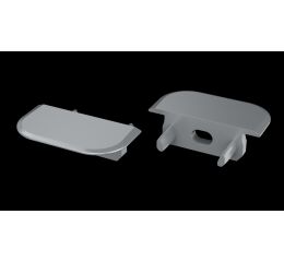 Koncovka profilu EC-PROFIL Z GRAY HO (12-0104-00) barva šedá GXLP1472 Greenlux