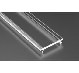 Difuzor pro profil  CV-PROFIL BASIC PVC TR 2M (11-1113-20) barva čirá GXLP1201 Greenlux