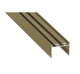 Profil hliníkový AL-PROFIL ALBA REED GREEN LACQUERED 2M (10-1408-20) přisazený,závěsný  barva rákosová zelená GXLP2113 Greenlux