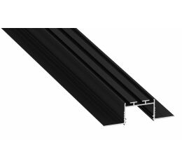 Profil hliníkový AL-PROFIL AKIN BLACK LACQUERED 2M (10-1415-20) vestavný barva černá GXLP2123 Greenlux
