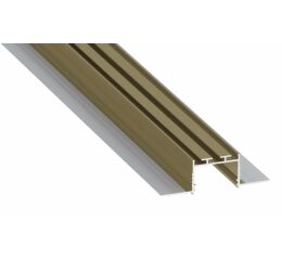 Profil hliníkový AL-PROFIL AKIN REED GREEN LACQUERED 2M (10-1418-20) vestavný barva rákosová zelená GXLP2133 Greenlux