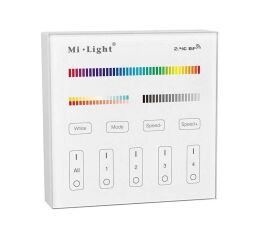 Kontroler LED Mi-Light SURFACE PANEL RF 2.4G 4 ZONES RGB CCT (25-4004-00) bezdrátový GXLS731 Greenlux