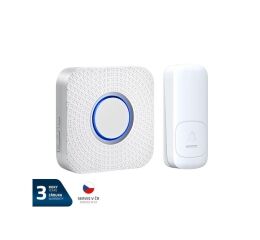 Zvonek bezdrátový GETI GWDK108W kinetický