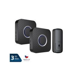 Zvonek bezdrátový GETI GWDK208B kinetický sada