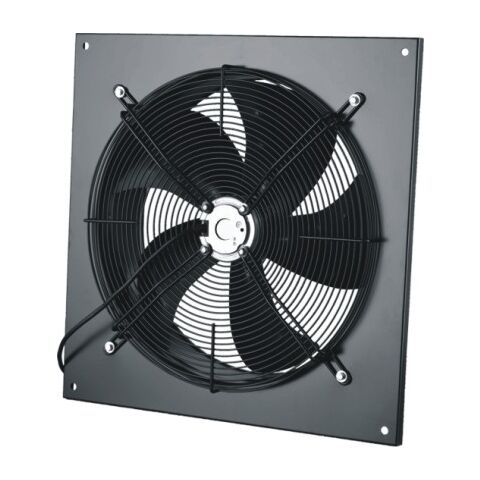 Ventilátor WOKS 300 axiální-nástěnný-kvadratická příruba