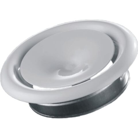 Talířový ventil kov bílý ANMK-P Ø125