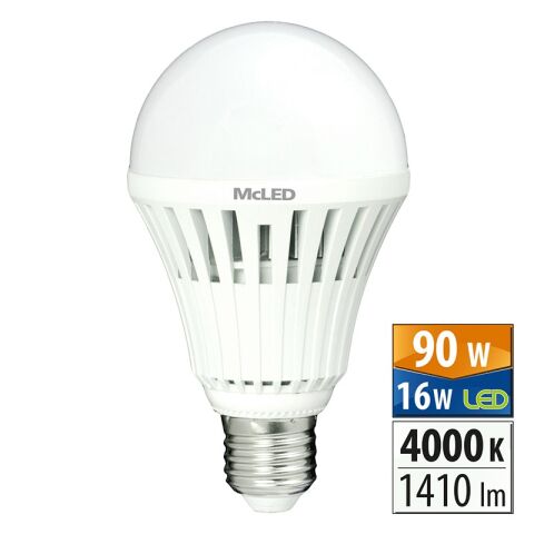 Žárovka LED 16W, 4000K, E27, CRI 80, úhel 150 ML-321.019.95.0 studená bílá