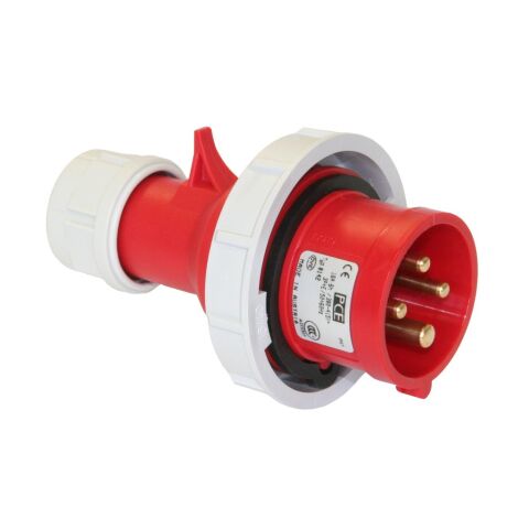 Vidlice 4x32A / 400V 6h, krytí IP 67,  PC-0242-6