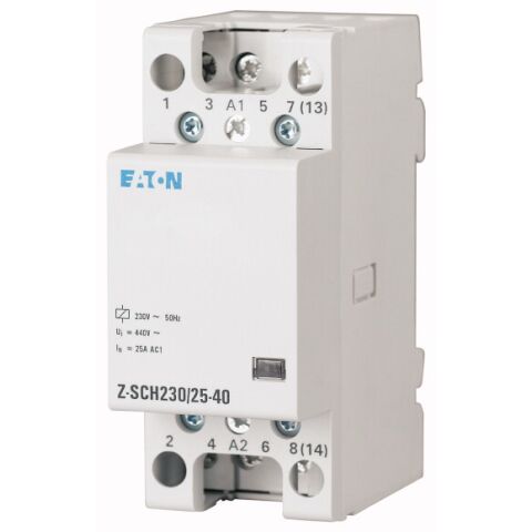Eaton Z-SCH230/25-22 Instalační stykač, Uc=230V AC, In=25A, 2zap. 2vyp. kont. *248849