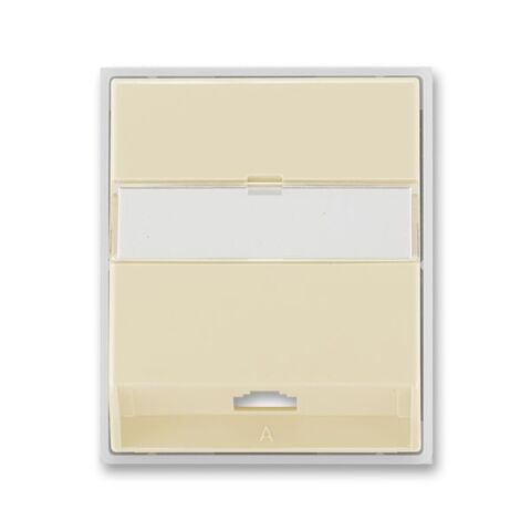 Element® 5013E-A00213 21 kryt zásuvky telefonní, jednonásobné (pro přístroj 5013U) barva slonová kost / ledová bílá ABB