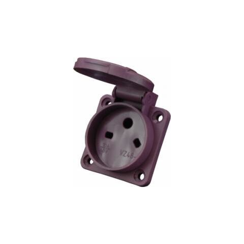 Zásuvka VZ 48 vestavná 24/48V/16A IP 54