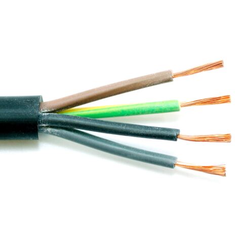 Kabel H07RN-F  4G1,5 pryžový, gumový pro střední namáhání harmonizovaný CGTG 4x1,5