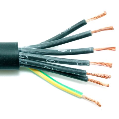 Kabel H07RN-F  7G1,5 pryžový, gumový pro střední namáhání harmonizovaný CGTG  7x1,5