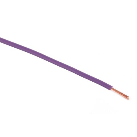 Vodič CYA 0,50 H05V-K fialový  lanko s izolací měděné