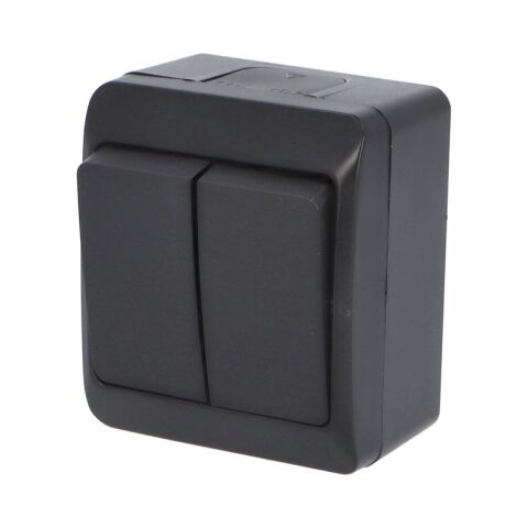 GALATEA *5332-09 IP44 Spínač sériový č.5 (černá)