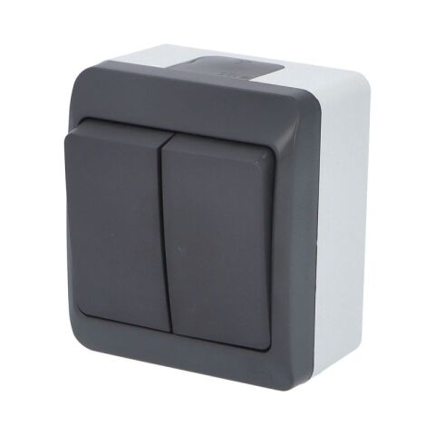 GALATEA *5332-07 IP44 Spínač sériový č.5 (antracit)