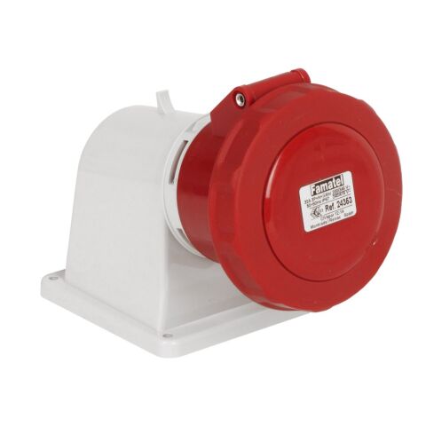 Zásuvka vestavná 24353 IP67/400V/32A/5P 6h, úhel 90° - SpeedPRO Famatel