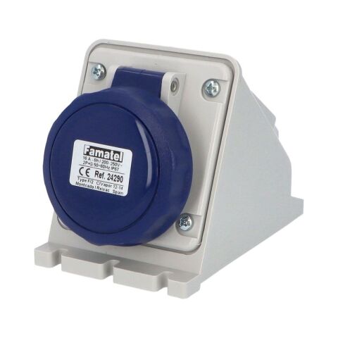 Zásuvka nástěnná 24290 IP67/230V/16A/3P 6h - SpeedPRO Famatel
