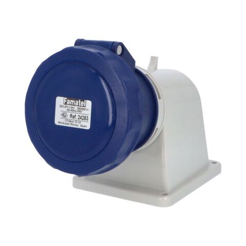 Zásuvka vestavná 24253 IP67/230V/32A/3P 6h, úhel 90° - SpeedPRO Famatel