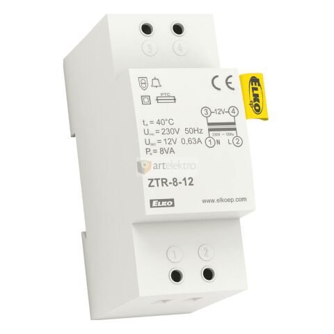 Zvonkový transformátor ZTR-8-12 12V