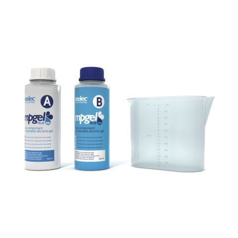 Gel dvousložkový MPGEL plus-100 (1 litr - 2x láhev 0,5l), zalévací, bez expirace *1000551 eleman