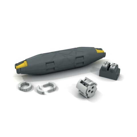 Spojka gelová LEDJOY IP68 (balení 1ks), se svork., 3x (0,5÷1,5mm2), ULTRA tenké provedení *1005430 eleman