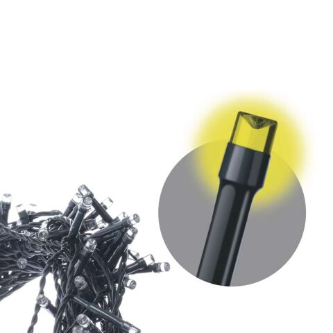 180 LED dekor. řetěz 3M teplá bílá, programy
