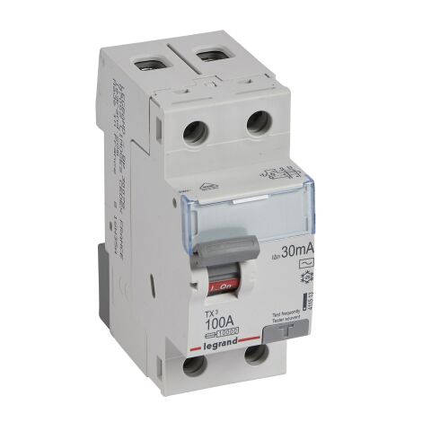 TX3 CHRÁN. 2P 100A 30MA AC  *411513 Legrand