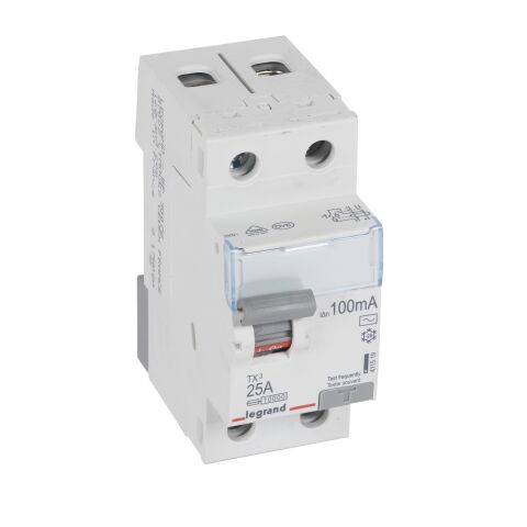 TX3 CHRÁN. 2P 25A 100MA AC  *411519 Legrand