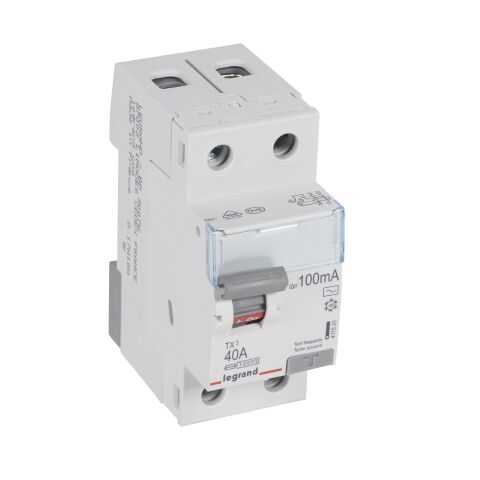TX3 CHRÁN. 2P 40A 100MA AC  *411520 Legrand