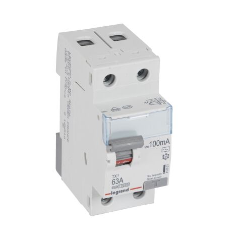 TX3 CHRÁN. 2P 63A 100MA AC  *411521 Legrand