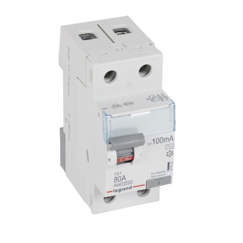 TX3 CHRÁN. 2P 80A 100MA AC  *411522 Legrand