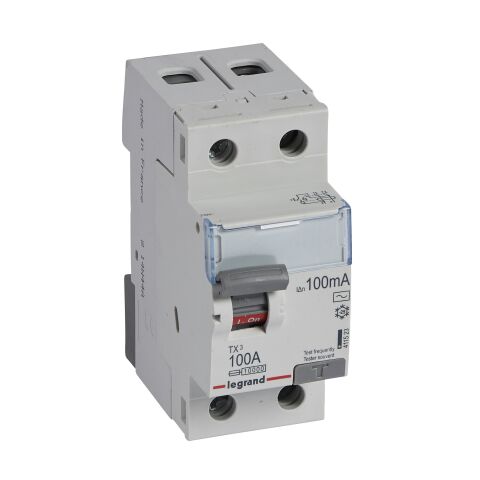 TX3 CHRÁN. 2P 100A/0,1 AC  *411523 Legrand