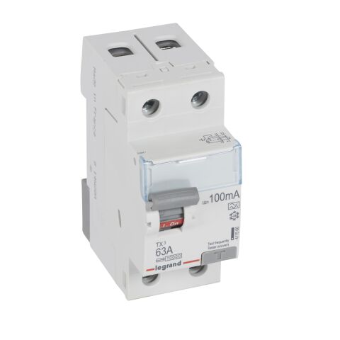 TX3 CHRÁN. 2P 63A 100MA A  *411566 Legrand