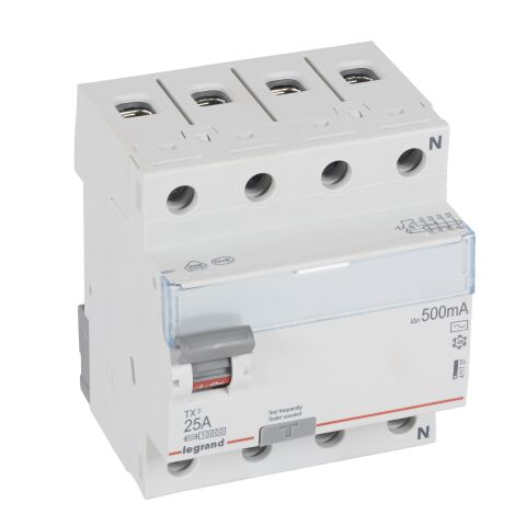 TX3 CHRÁN. 4P 25A 500MA AC  *411737 Legrand