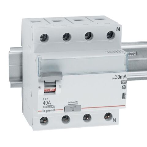 TX3 CHRÁN. 4P 40A 30MA A  *411765 Legrand