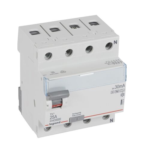 TX3 CHRÁN. 4P 25A 30MA F  *411814 Legrand