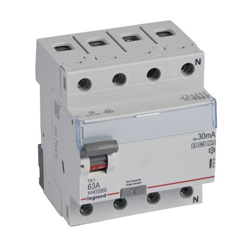 TX3 CHRÁN. 4P 63A 30MA F  *411816 Legrand