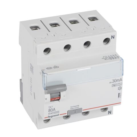 TX3 CHRÁN. 4P 80A 30MA F  *411817 Legrand