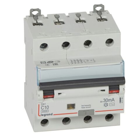DX3 KOMB. 4P C10 30MA AC 6KA  *411185 Legrand