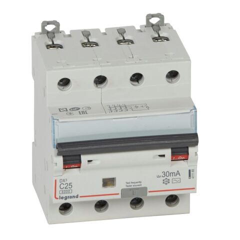 DX3 KOMB. 4P C25 30MA AC 6KA  *411188 Legrand