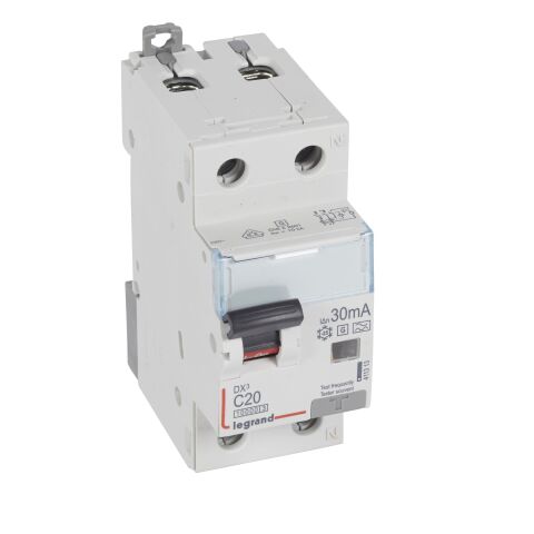 DX3 KOMB.1+N C20 30MA F 10KA  *411313 Legrand