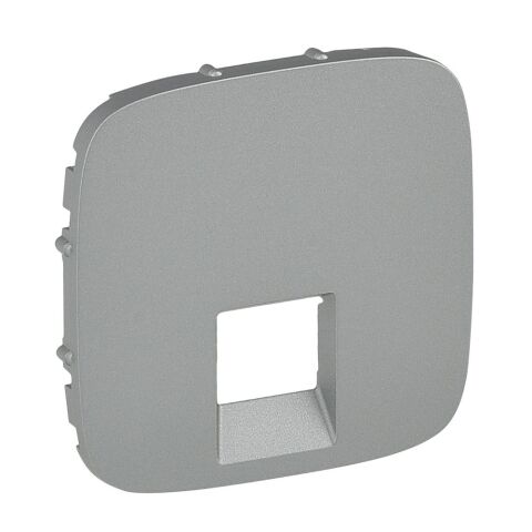 Valena ALLURE krytka  datové zásuvky RJ11/RJ45 barva hliník *755417 Legrand