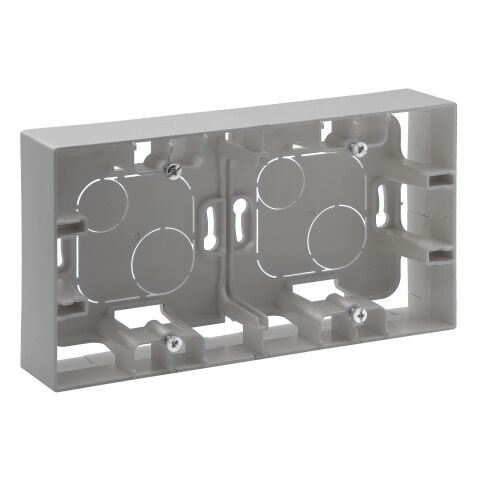 Niloé™ Step povrchová krabice 2P hliníková  *863398 Legrand