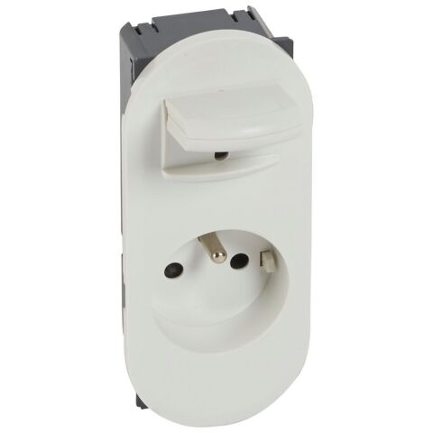CL BÍLÁ ZÁS. 2P+T S MECH.  *067133 Legrand